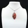 Pendentif Jaspe Rouge Madagascar - 1