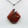Pendentif Minéral Jaspe Rouge - 0