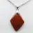 Petit Pendentif en Jaspe Rouge