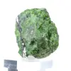 Chromediopside brut de Finlande sur socle, pierre verte 135 g - 6