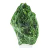 Chromediopside brut finlandais, échantillon vert sur socle 80 g - 5