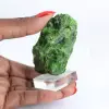 Chromediopside brut sur socle, spécimen nordique authentique 70 g - 1