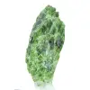 Chromediopside brut de Finlande, minéral vert sur socle 60 g - 2