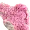 Cobaltocalcite du Congo : cristaux sur gangue à exposer - 5