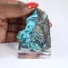 Pièce de Collection Brochantite Brute du Chili sur Socle - 1