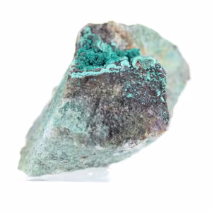 Brochantite Naturelle sur Gangue du Chili avec Socle