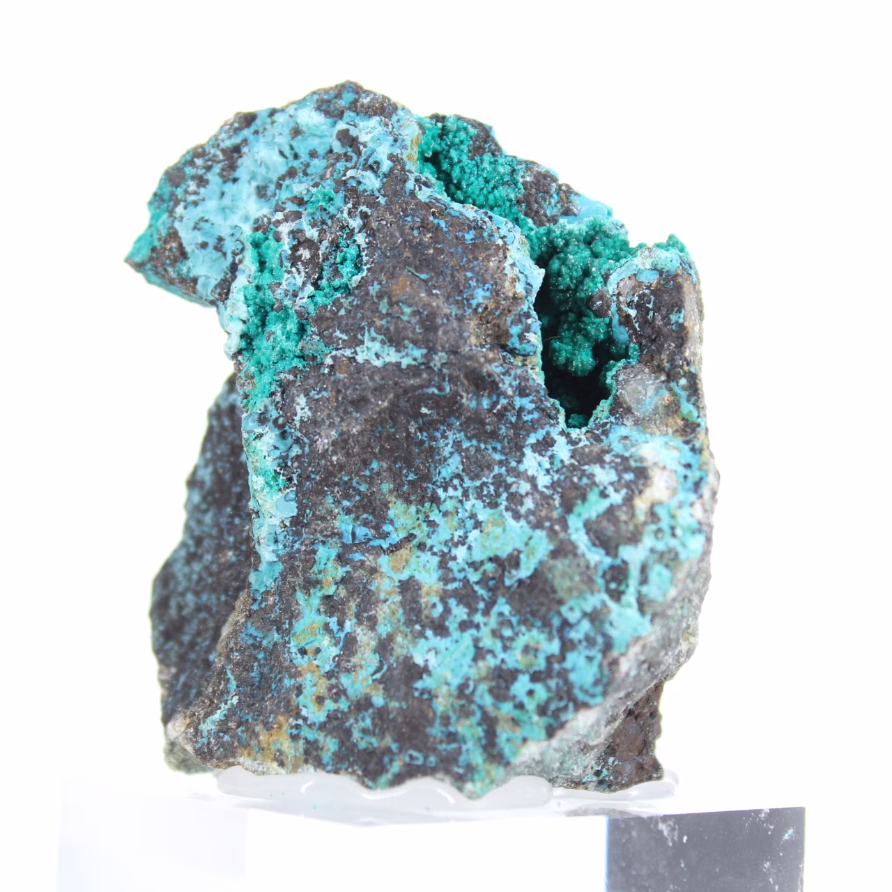 Cristaux de Brochantite Brute du Chili - Pièce d'Exposition