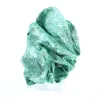 Malachite soyeuse du Congo-Kinshasa, minéral de collection sur socle - 0