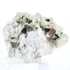 Spécimen de pyrite du Pérou à cristaux octaédriques dorés - 1