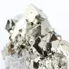 Spécimen de pyrite du Pérou à cristaux octaédriques dorés - 8