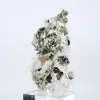 Pyrite du Pérou en octaèdres – Minéral de collection sur socle - 2