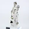 Pyrite du Pérou en octaèdres – Minéral de collection sur socle - 4