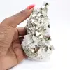 Pyrite du Pérou en octaèdres – Minéral de collection sur socle - 9