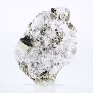 Pyrite octaédrique naturelle – Groupe de cristaux du Pérou