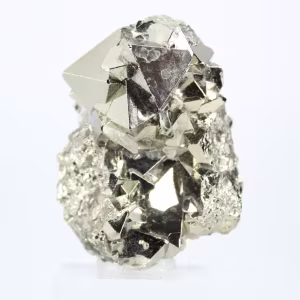 Pyrite octaédrique du Pérou, pierre brute de collection