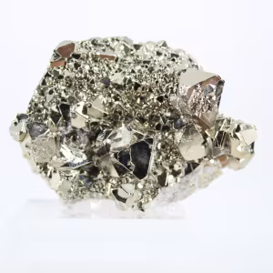 Pyrite dorée du Pérou à cristaux triangulaires – Collection
