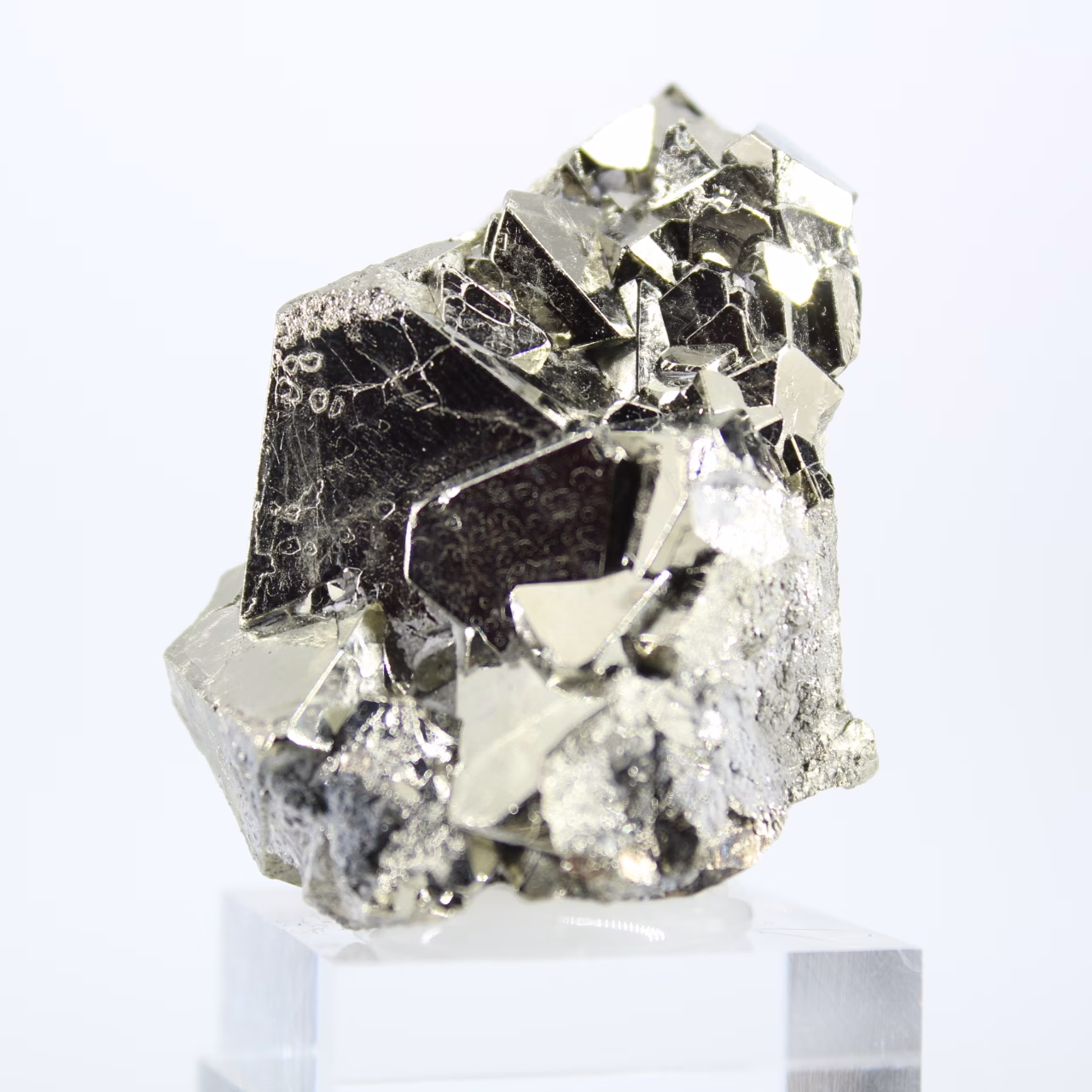 Pierre naturelle de pyrite octaédrique – Origine Pérou