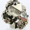 Pyrite octaédrique authentique du Pérou – Pièce de vitrine - 5